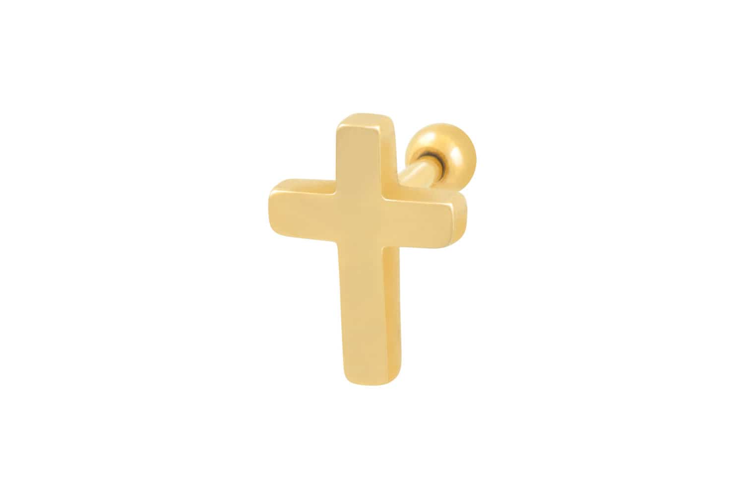 Chirurgenstahl Ohrpiercing KREUZ ++SALE++